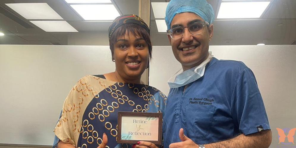 Patient from USA in India for cosmetic surgery – A journey of trust and transformation